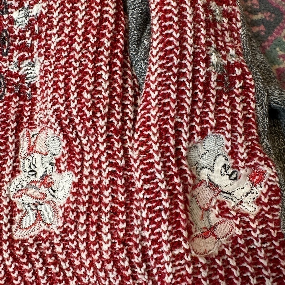 Disney - Vintage Mickey and Minnie Kids Cardigan Sweater - Mickey For Kids 2000 - Picture 8 of 8